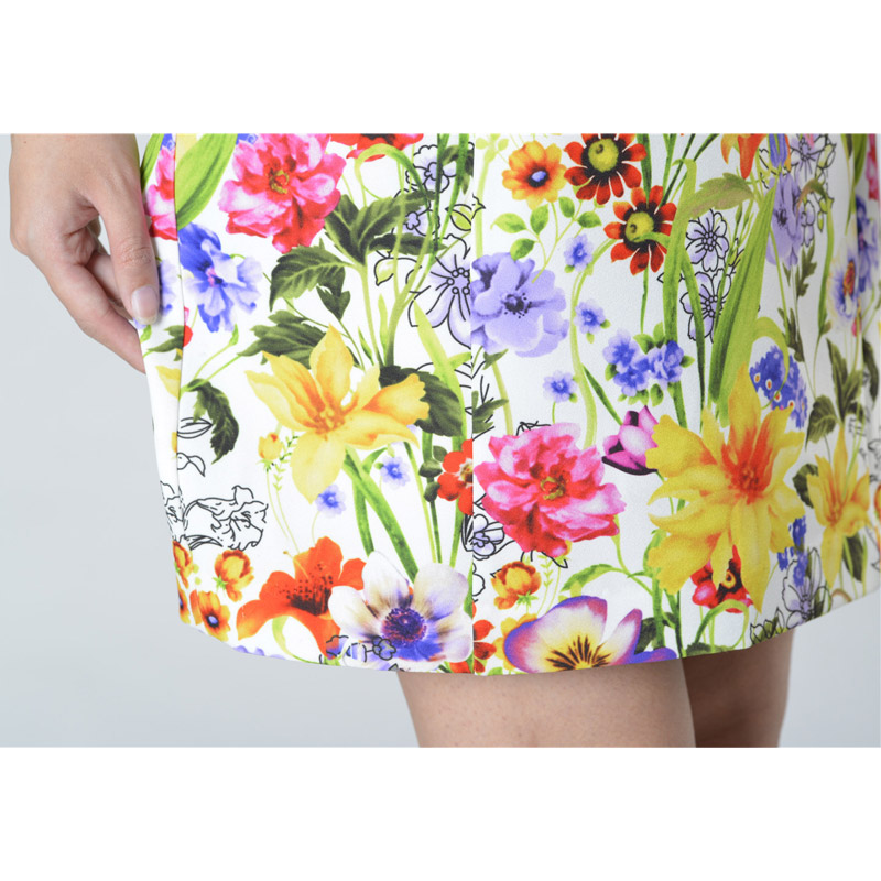 SY002印花車花連衣裙 SY002印花車花連衣裙