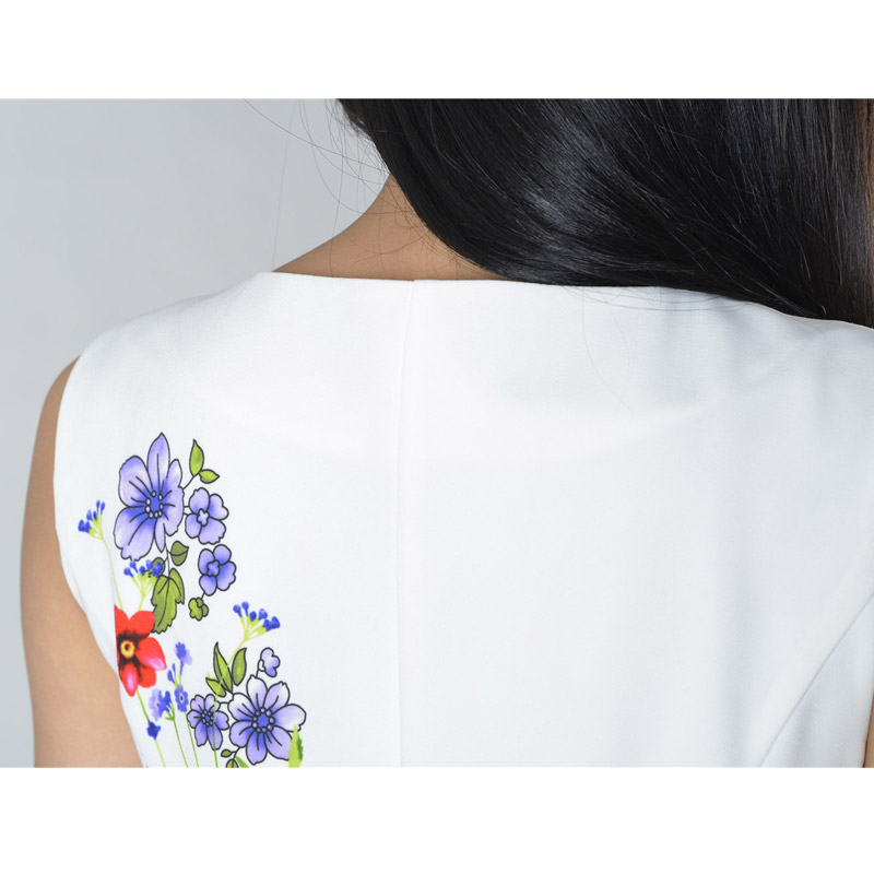 SY002印花車花連衣裙 SY002印花車花連衣裙