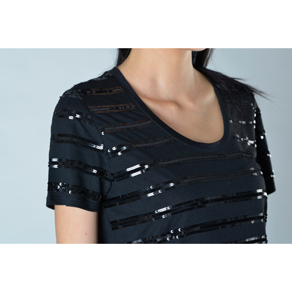SY013針織車珠片短袖細節(jié)圖 SY013針織車珠片短袖細節(jié)圖