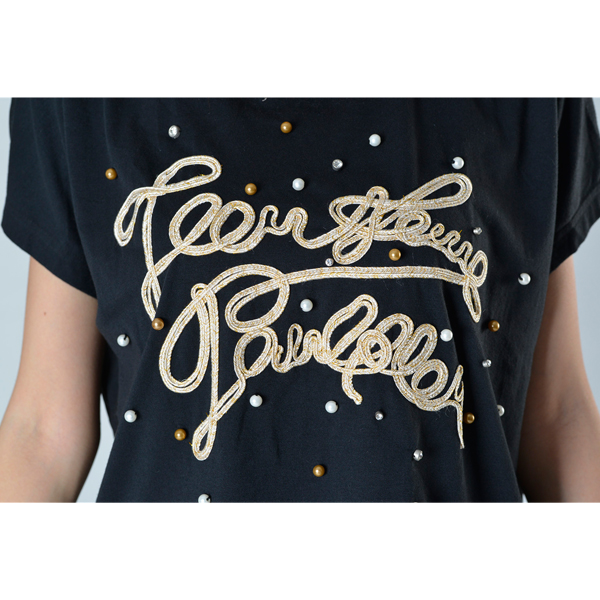 SY014針織車花訂珠短袖細節(jié)圖 SY014針織車花訂珠短袖細節(jié)圖