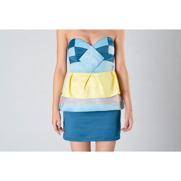 SY016四色露肩連衣裙細節(jié)圖 SY016四色露肩連衣裙細節(jié)圖